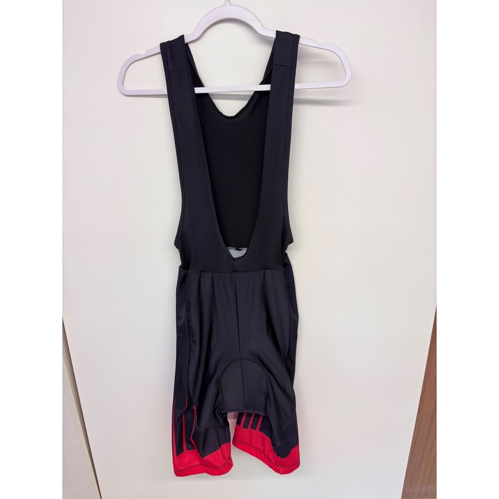 Gorpcore Techwear Cycling Bib Shorts Padded Men Size XL Black Red